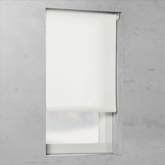 Rolgordijn Lichtdoorlatend Bright white - 140x190 cm
