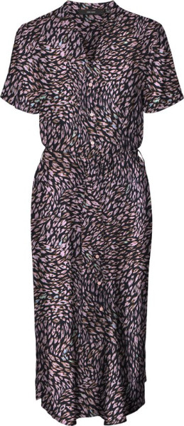 Vero Moda - Maat M - VMVICA S/S SHIRT DRESS GA AOP WVN Dames Jurk