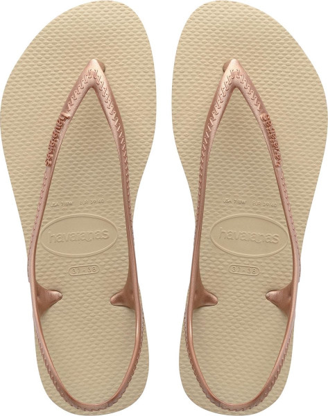 Havaianas - Maat 41/42 Sunny II Dames Slippers - Sand Grey