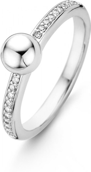 TI SENTO - Milano Ring 12136ZI - Zilver Ringmaat: 16.50 mm / maat 52 Bewerking:Gerhodineerd