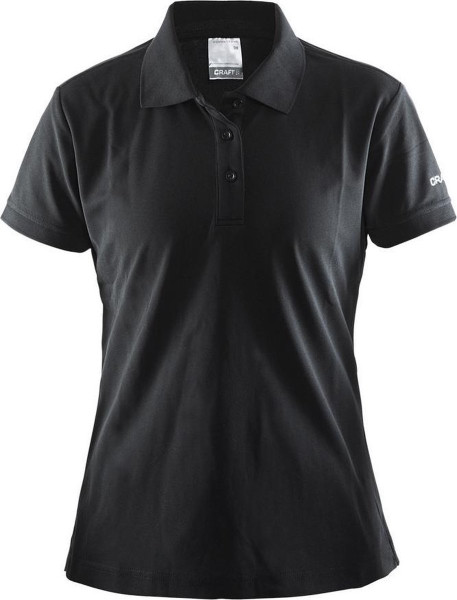 Craft Pique Classic t-shirt Dames Polo zwart Maat XL Maat 42