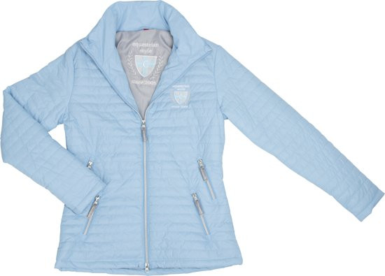 Covalliero Gestikte jas Linda - Maat XS - Iceblue