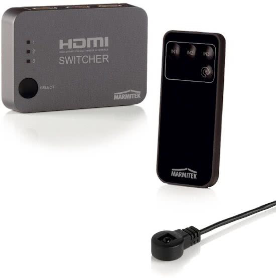 Marmitek Connect 310 UHD - HDMI switcher 3:1 Ultra HD