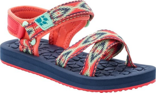 Jack Wolfskin Zulu Sandalen - 34 - Kids - Red / Blue