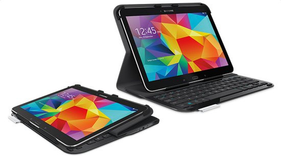 Logitech UltraThin Folio - Toetsenbord Case voor Samsung Galaxy Tab 4 10.1 - Azerty