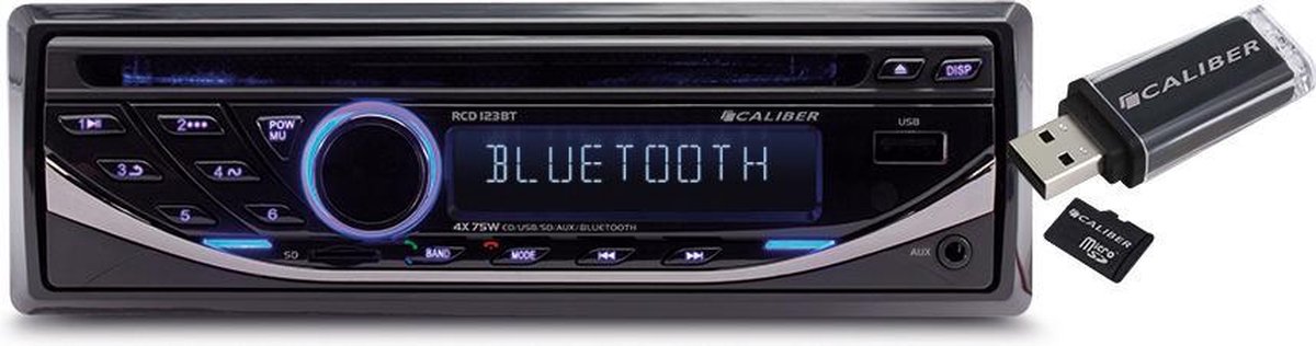 Verminderen Het beste Ontslag Caliber RCD123BT - Autoradio - FM radio met bluetooth - Zwart | DGM Outlet