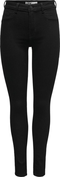 JDY - maat L X L32 - VEGA HIGH PUSH-UP SK BLK DNM NOOS