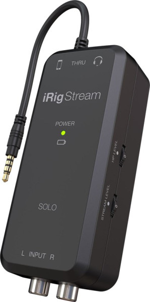 IK Multimedia iRig Stream Solo Audio-Interface - USB-Interface