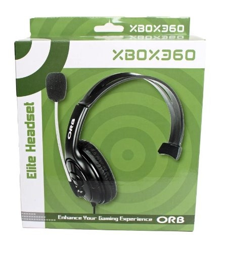 ORB Elite Headset Black X-Box 360