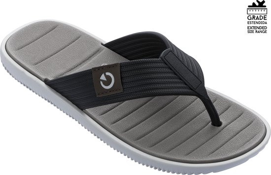 Cartago Berlim - Maat 41 - Heren Slippers - Grey/black