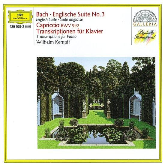 Bach - English Suite No 3, Capriccio, etc Kempff - Klassiek - CD