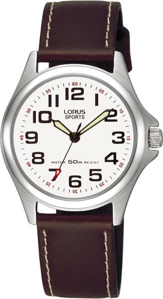 Lorus RRS51LX9 horloge dames - bruin - edelstaal