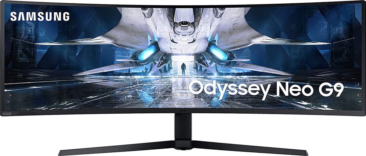 Samsung Odyssey G9 Neo - QHD Mini LED Curved UltraWide 240Hz Gaming Monitor - HDMI 2.1 - 49 Inch