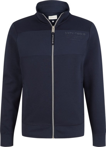 TOM TAILOR - Maat L - stand-up sweat jacket Heren Trui