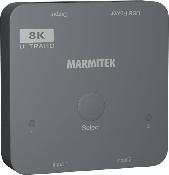 Marmitek Connect 720 - HDMI switch 8K 60Hz - 4K 120Hz - 2 in 1 uit