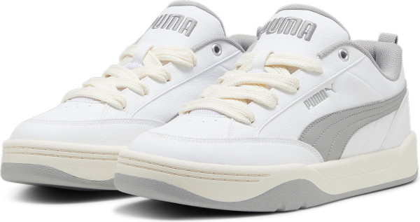 PUMA Park Lifestyle - maat 41 - Unisex Sneakers - PUMA White-Smokey Gray-Sugared Almond