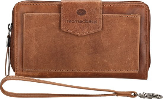 Micmacbags Everyday Portemonnee - Bruin - Leer