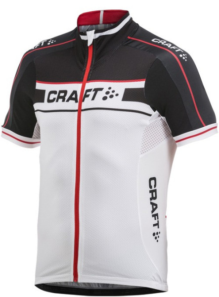 Craft Performance Grand Tour Jersey wit rood Maat S