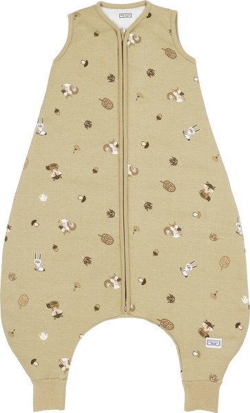 Meyco Forest Animals winter baby slaapzak jumper gevoerd - sand - 104cm