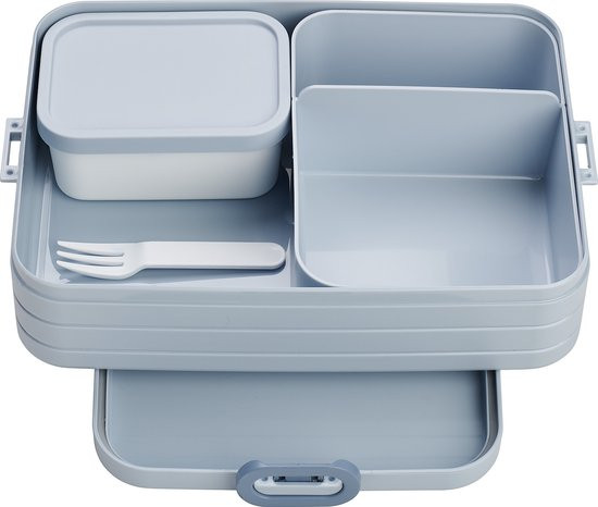 Mepal Bento Lunchbox large – Broodtrommel - 8 boterhammen - Nordic blue