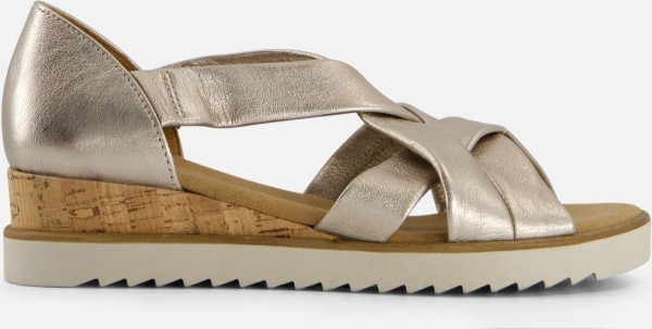 Gabor Sandalen - maat 38.5 - Zilver Synthetisch - Dames