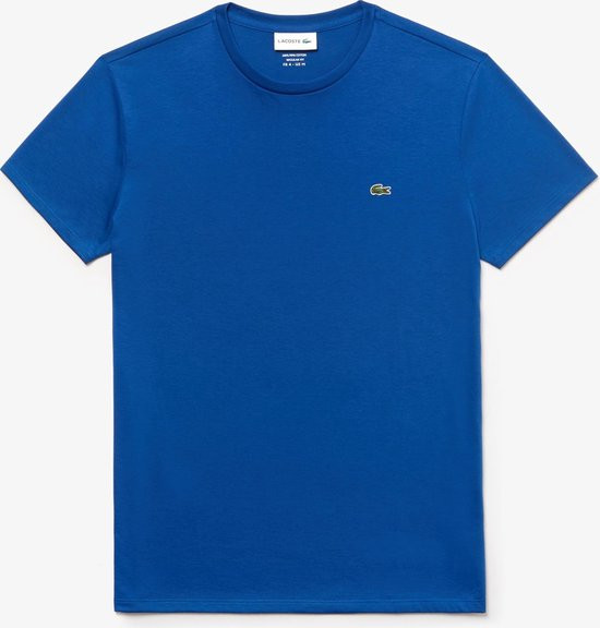 Lacoste Crew Neck Pima T-Shirt Heren - Blauw - Maat L