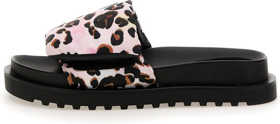 Guess - Maat 40 - Fabetzy Dames Slippers - Leopard