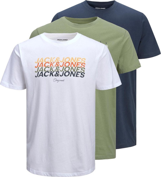 JACK&JONES Maat L ORIGINALS JORBRADY TEE SS CREW NECK SN 3PK MP Heren T-Shirt