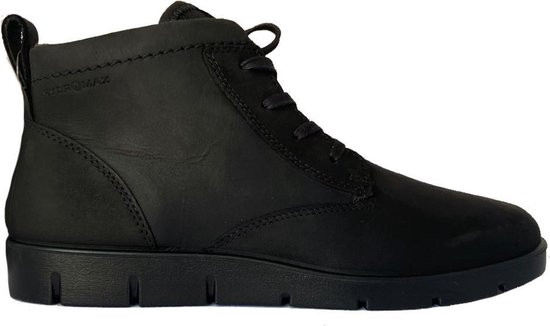 ECCO - Maat 39 - Bella Dames Veterschoenen - Zwart