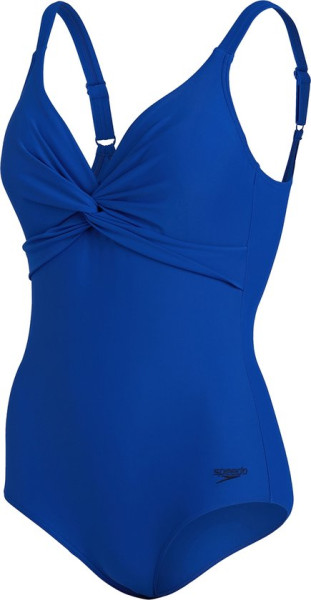 Speedo Maat 40 Brigitte Shaping 1 Piece Badpak Dames - Blauw