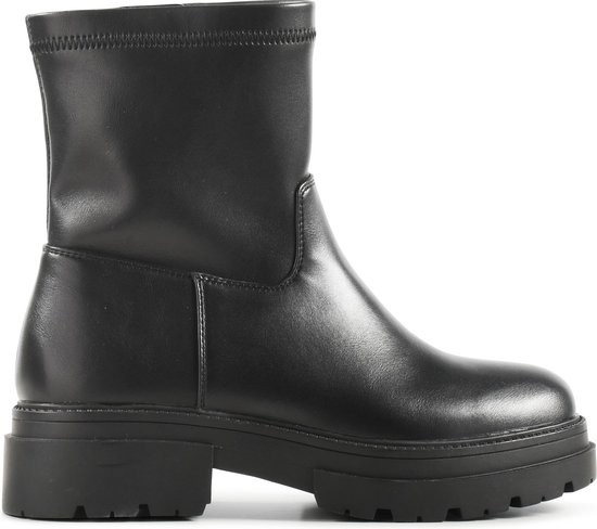 POSH by Poelman - maat 39- ELA Dames Enkel Laarzen - Zwart