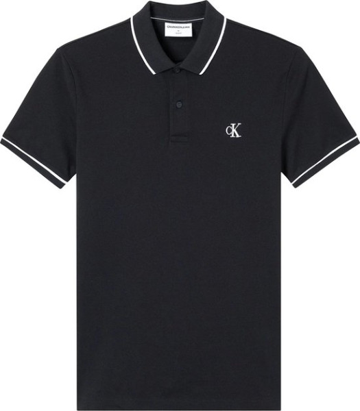 Calvin Klein - Maat XL - Tipping Slim Poloshirt Mannen