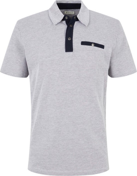 TOM TAILOR - Maat M - structured polo with pocket Heren Poloshirt