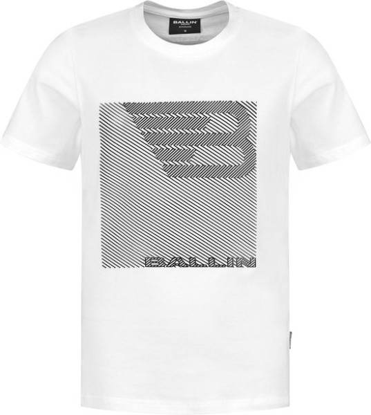 Ballin MAAT164 Amsterdam - Jongens Slim Fit T-shirt - Wit