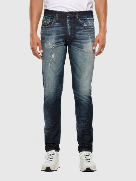 Diesel heren jeans D-strukt - W30 - L32 - slim - blauw - 0092l