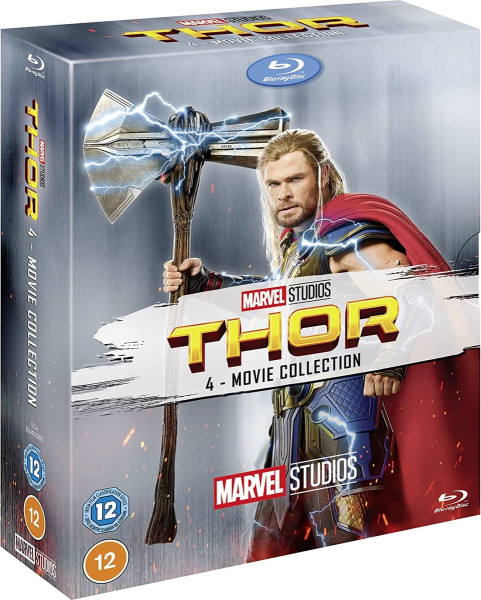 Marvel Studio’s Thor 1-4 Complete Box set – Blu-ray [Region Free](import zonder NL ondertiteling)