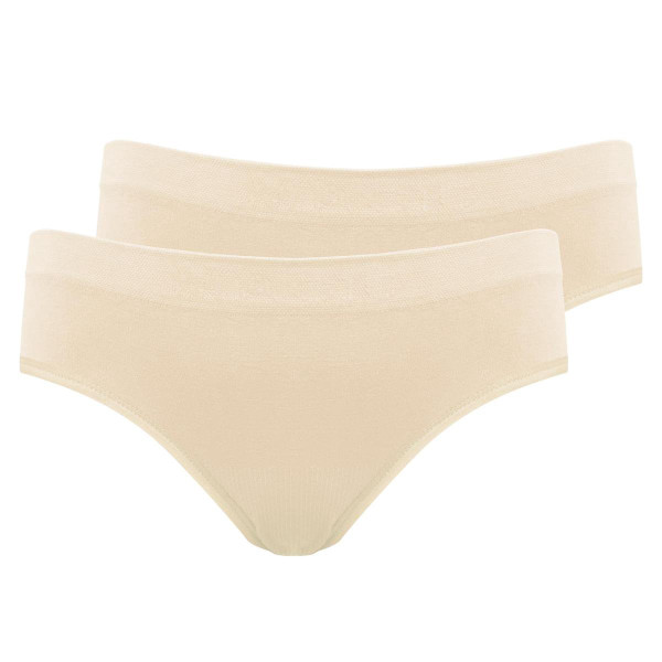 MAGIC Bodyfashion - Maat S - Bamboo Trendy Hipster (2-Pack) Cream Vrouwen