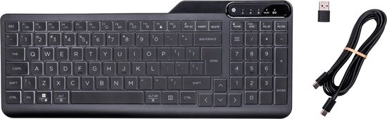 HP 460 Bluetooth-toetsenbord voor meerdere apparaten QWERTY Zwart