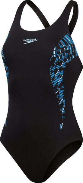 Speedo Maat 38 Placement Muscleback Marine/Blauw Sportbadpak