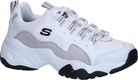 Skechers - 36 - D'Lites 3.0 Zenway Dames - 36 - Sneakers - Wit