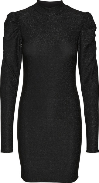 NOISY MAY - Maat S - NMINFINITY L/S ROUCHING DETAIL DRESS Dames Jurk