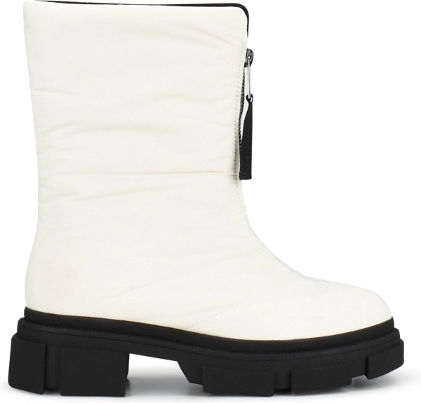 POSH by Poelman - Maat 40 - MOON Dames Enkel Laarzen - Wit