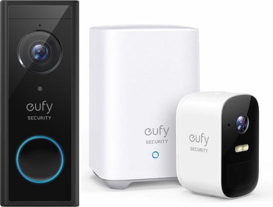 Eufy Bundel  Doorbell 2K & Cam 2C Add-on camera