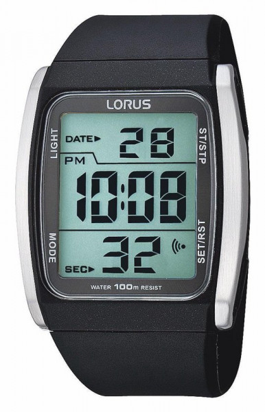 Lorus R2303HX9 herenhorloge - Kunststof - Zwart - Ø 40 mm