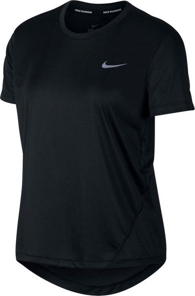Nike Maat M Miler Top S/S Hardloopshirt Dames