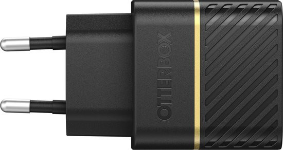 OtterBox EU Wall Charger - 20W USB-C + USB-C kabel 1m - Zwart