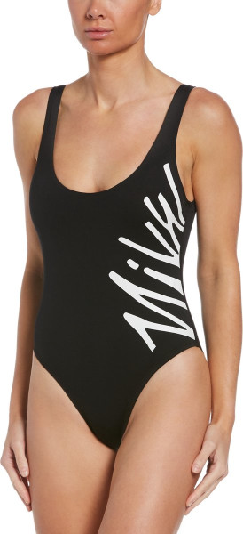 Nike Maat L Swim Multi Logo U-Back Dames Badpak