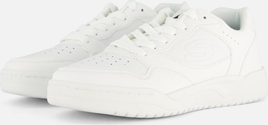 Skechers - maat 43- Koopa - Volley Low Varsity - Heren Sneakers - Wit