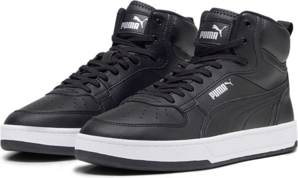 PUMA Puma Caven 2.0 - maat 44.5 - Mid WTR Unisex Sneakers - Puma Black-Puma Silver-Puma White