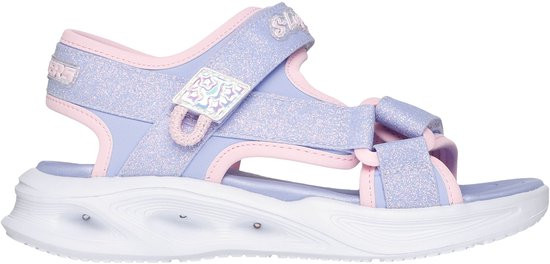 Skechers - maat 32- Sola Glow Zandal - Meisjes Sandalen - Paars